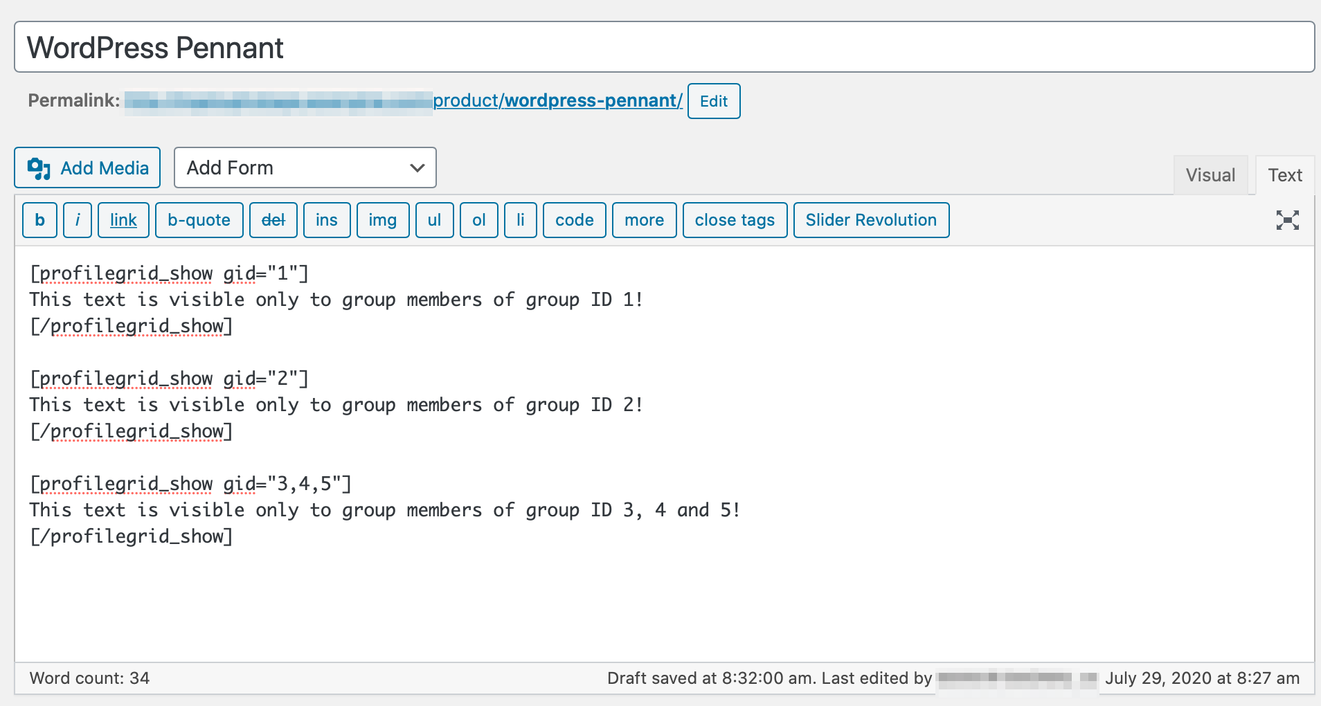Conditional content restrictions in WordPress