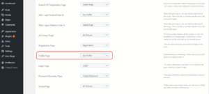 User Profile in WordPress my profile page