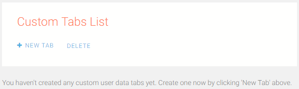 Custom Tabs List View
