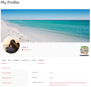 User Profile in WordPress frontend