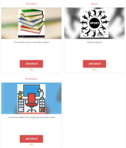 Create Staff Member Profile Page join group