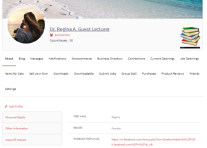 display author info in WordPress front end