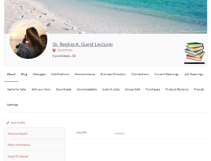 display author info in WordPress frontend presentation