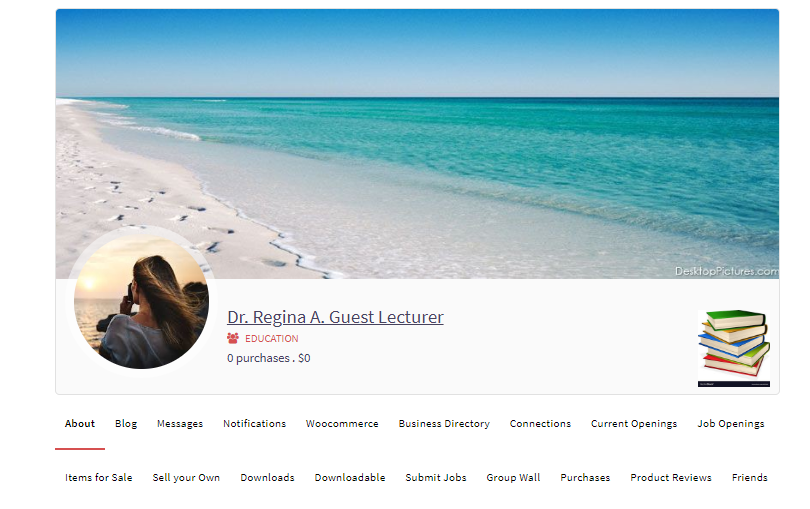 customize user display name frontend