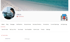 Create Staff Member Profile Page frontend