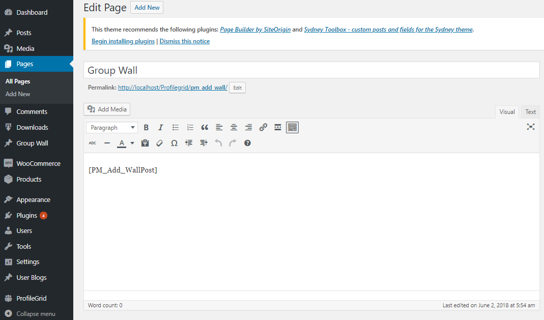 add social activity to user groups shoprcode