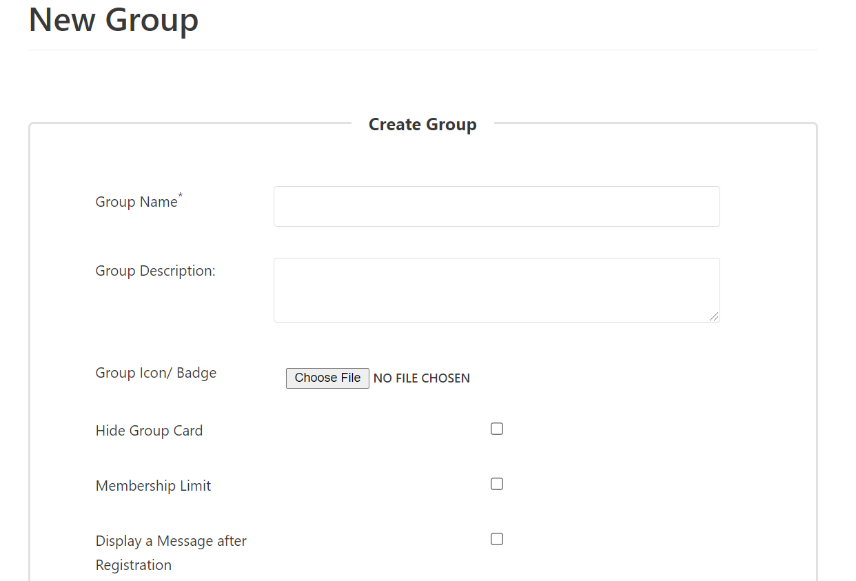 WordPress groups