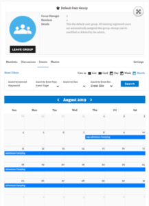 Enable Users to Create Group Events- Group Events