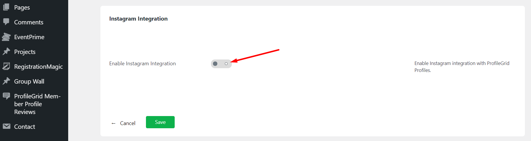 how to add instagram to wordpress