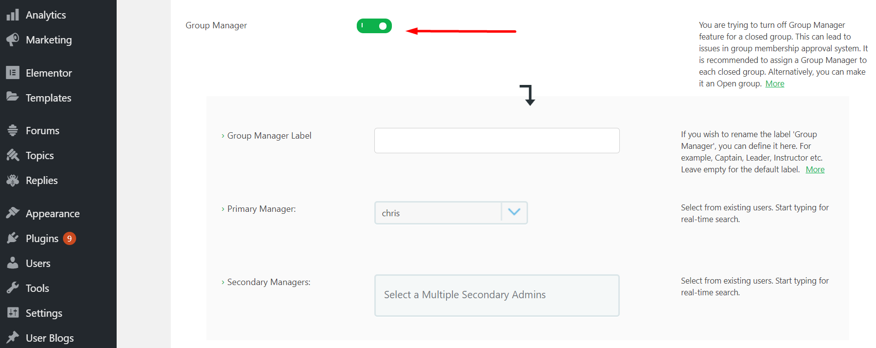 WordPress User Groups