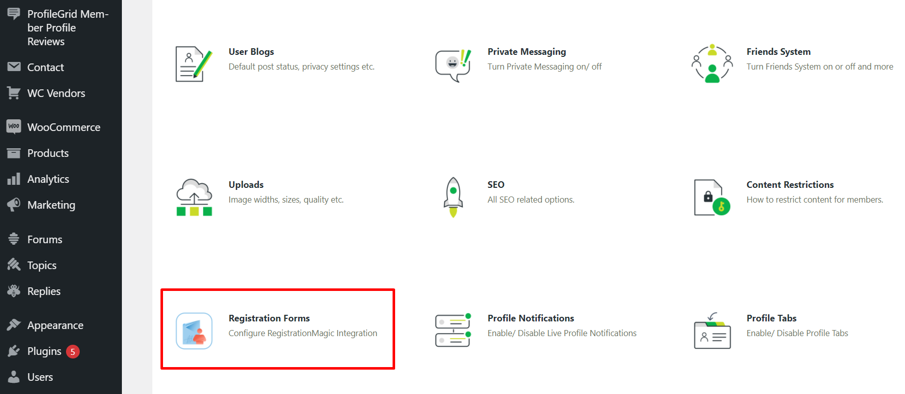 wordpress registration form