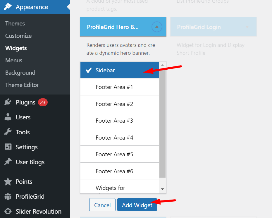 WordPress Hero Image Banner