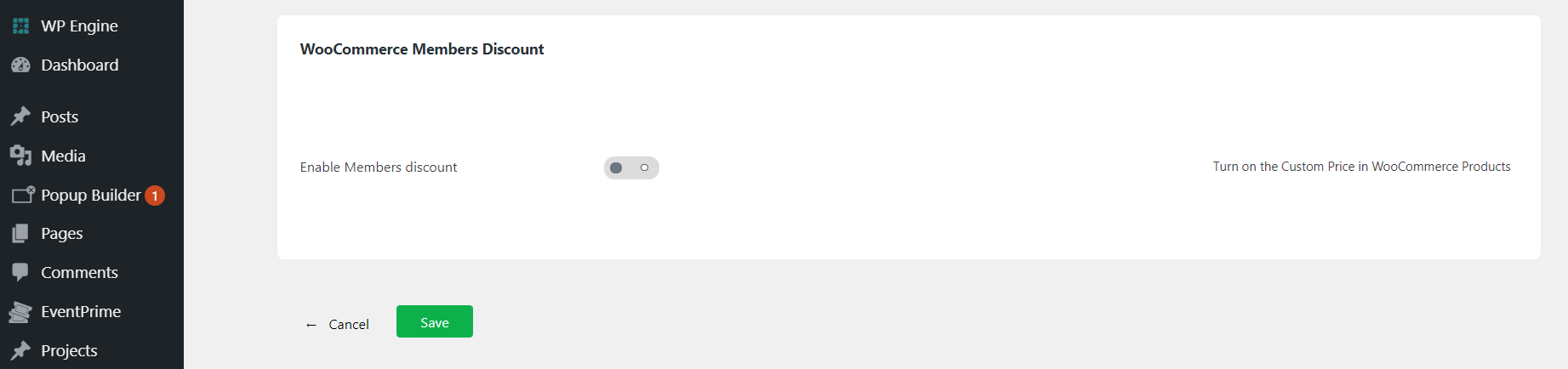 WooCommerce User Group Discount