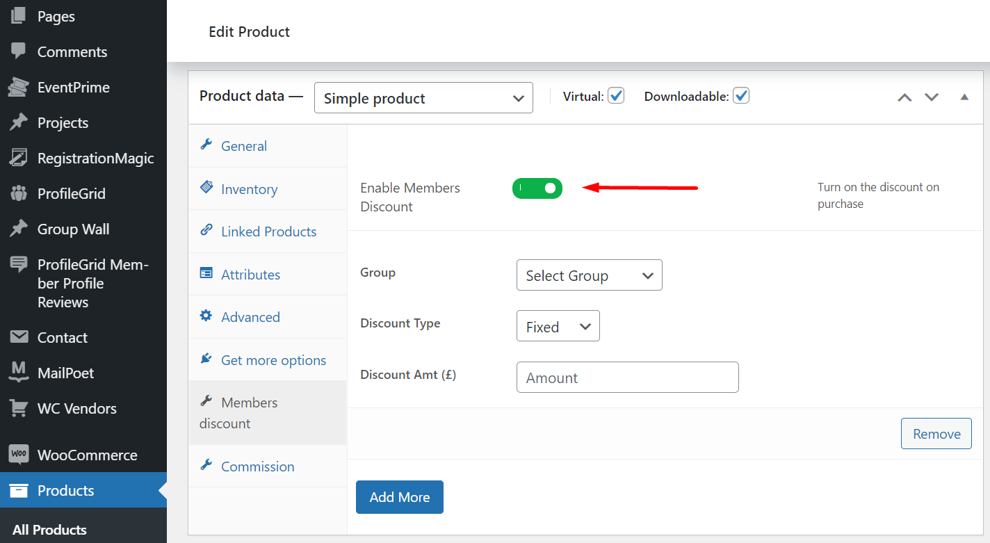 WooCommerce User Group Discount