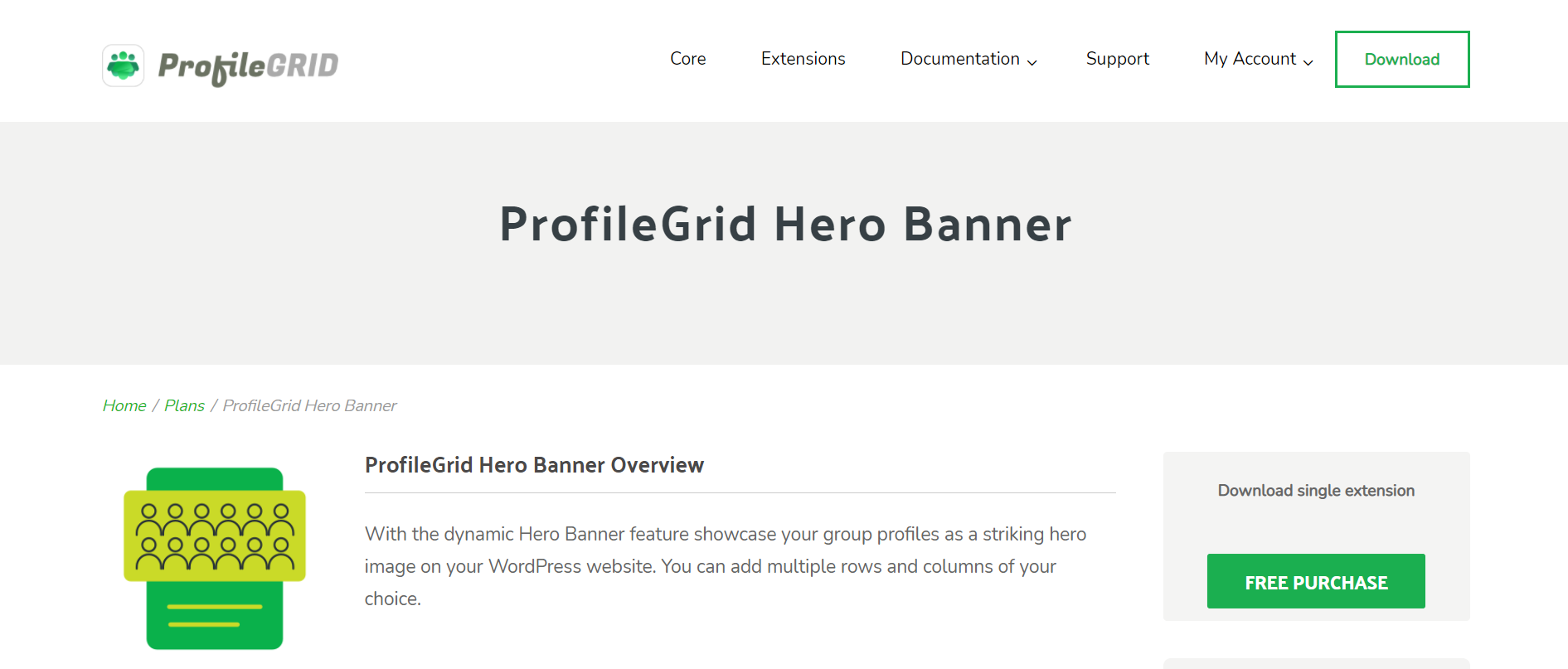 ProfileGrid Hero banner