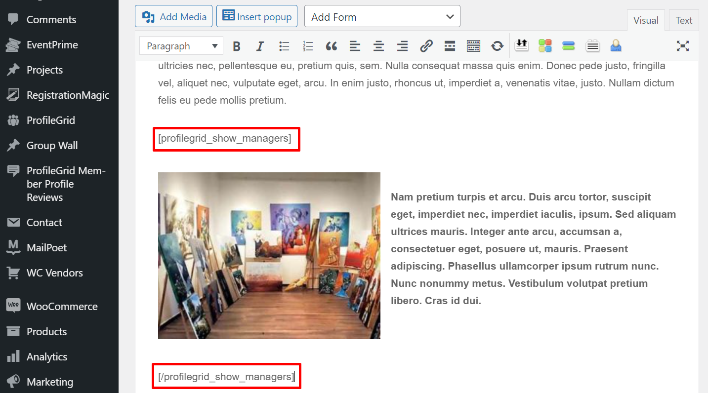 Here, as an example, we are using a 'demo account' to showcase this.