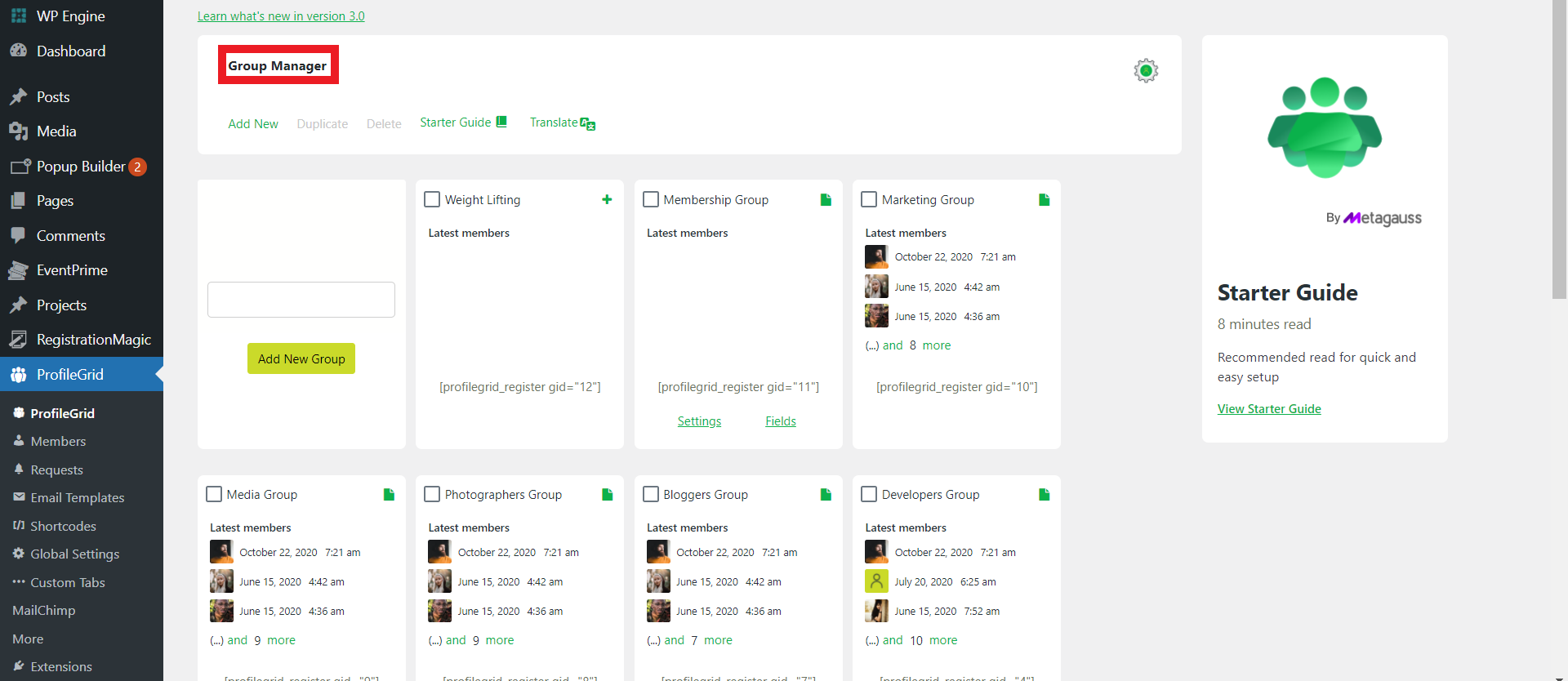 profile grid dance groups