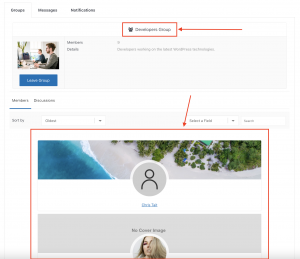 User group shortcode