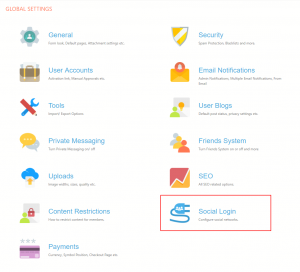 Global Settings