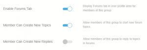 BBPress Group Settings