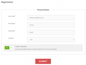MailChimp Registration Opt-in