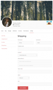 WooCommerce Address Profile